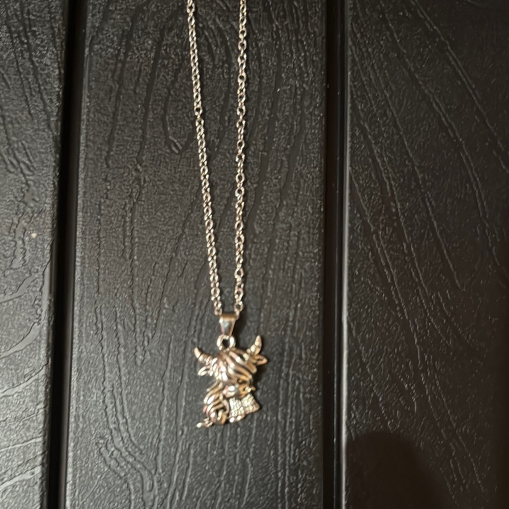 Silver Like  Pendant Necklace
